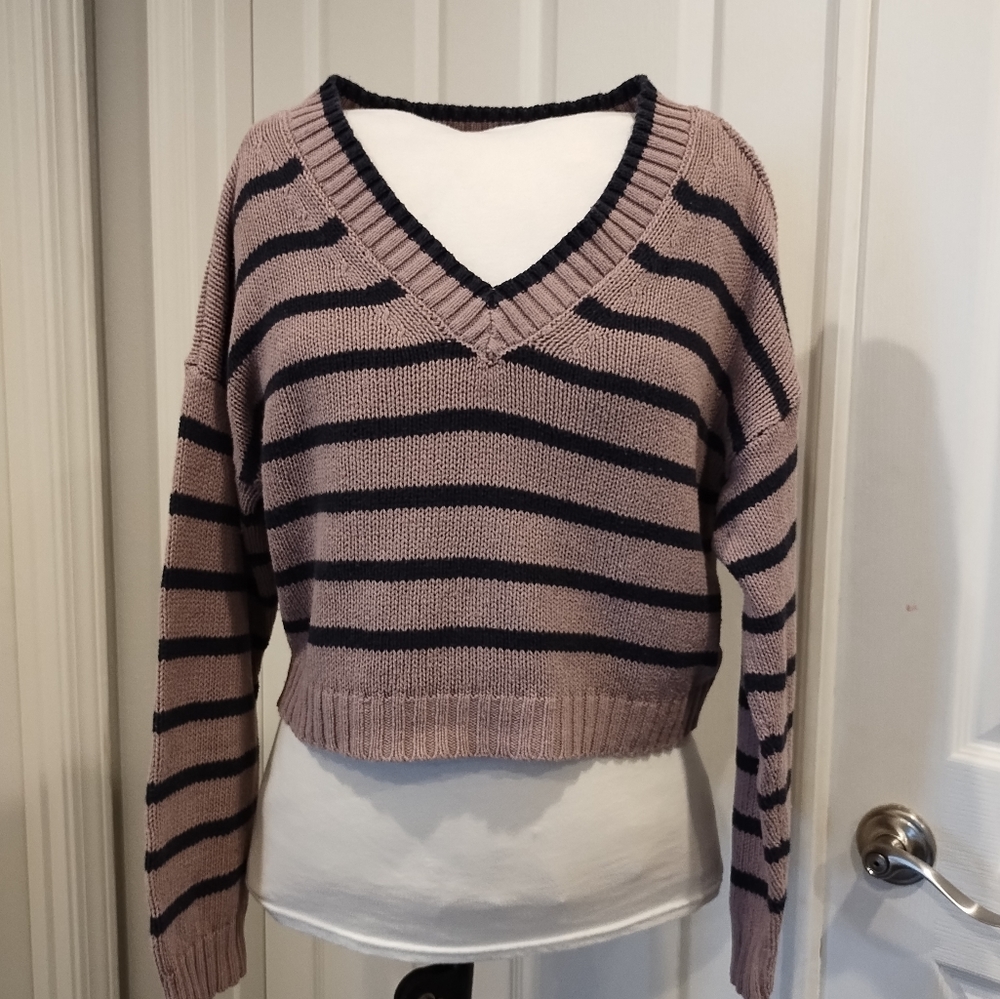 American Eagle Outfitters Striped Sweater size Medium